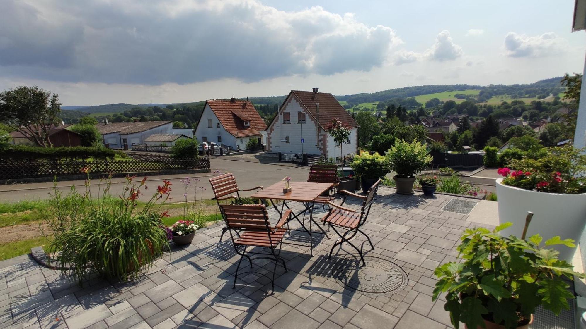 Ferienwohnung Naumann Schotten Exteriér fotografie